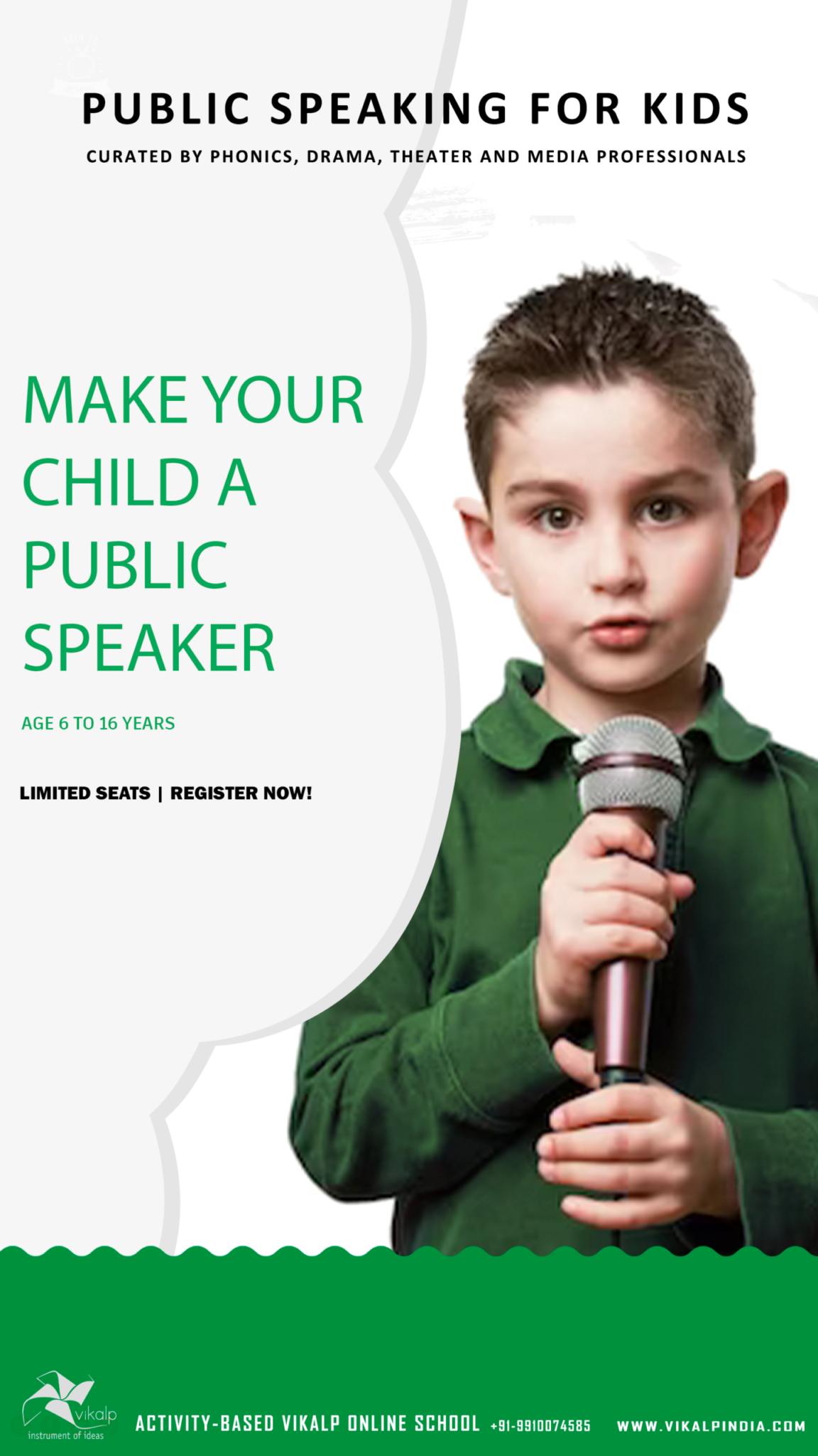 Public Speaking for Kids 1 Public Speaking for Kids